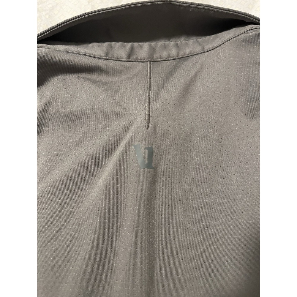 Vuori Performance Gray Polo Shirt Men's XXL Short Sleeve Pocket - Picture 6 of 6